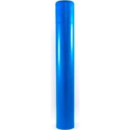 POST GUARD Post Guard¬Æ Bollard Cover, 8 7/8" Dia. x 52"H, Blue W/ No Tape,  8x52BLUNT